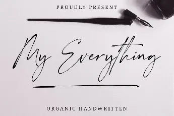 My Everything font