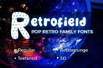 Retrofield font