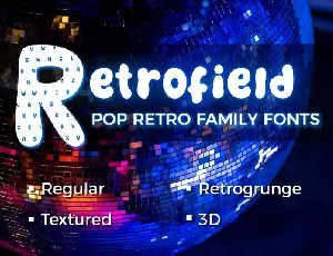 Retrofield font