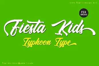 Fiesta Kids Script font