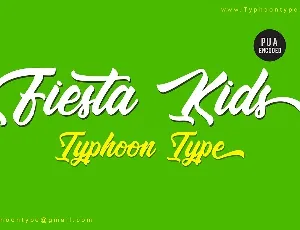 Fiesta Kids Script font