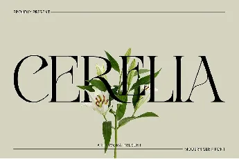 Cerelia font