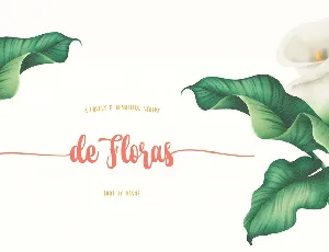 De Floras font