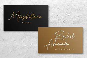 Gisellia Signature font