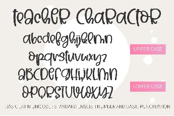 Teacher font