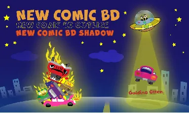 New Comic BD font