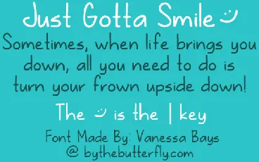 Just Gotta Smile font