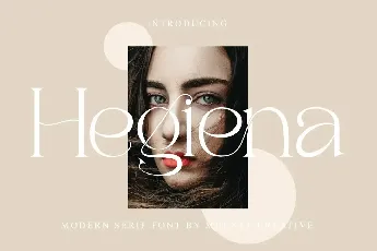 Hegiena font