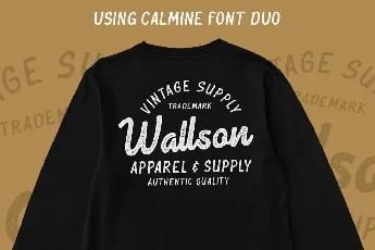 Calmine font