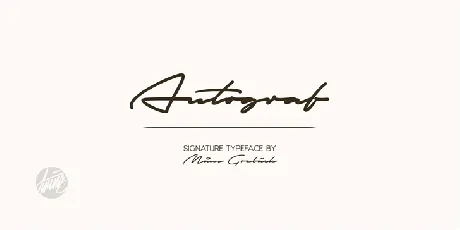 Autograf font