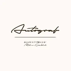 Autograf font