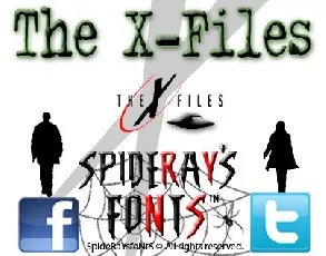 The X-Files font