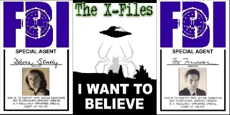 The X-Files font