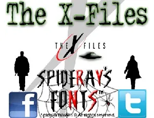 The X-Files font