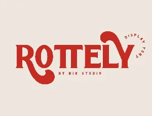 Rottely font