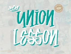 Union Lesson font