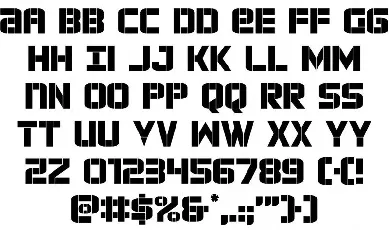 Force Commander font