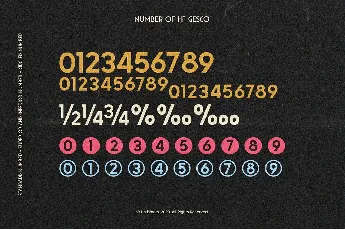 HF Gesco font