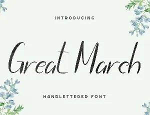 Great March Demo font