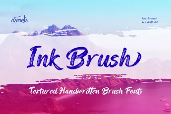 Ink Brush font