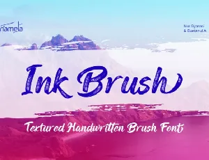 Ink Brush font