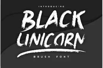 Black Unicorn font