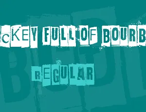 Jockey Full Of Bourbon font