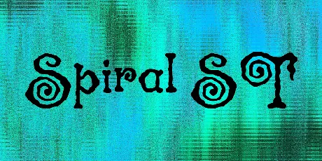 Spiral ST font