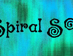 Spiral ST font