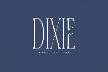 Dixie font