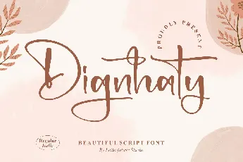 Dignhaty font