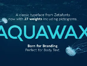 Aquawax Pro font