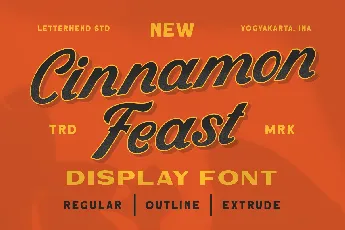 Cinnamon Feast font