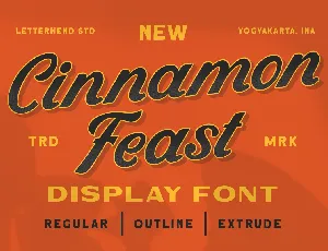 Cinnamon Feast font