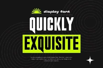 Quickly Exquisite font