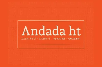 Andada Family font