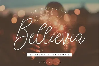 Bellievia Script font