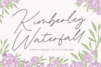 Kimberley Waterfall font