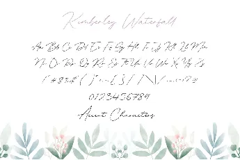 Kimberley Waterfall font