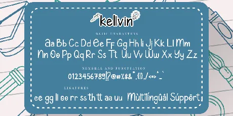 Kellvin font