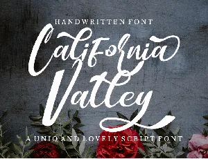 California Valley font