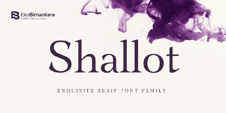 Shallot Trial font