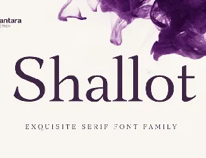 Shallot Trial font