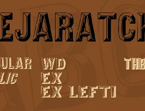 Tejaratchi font