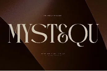 Mystequ font