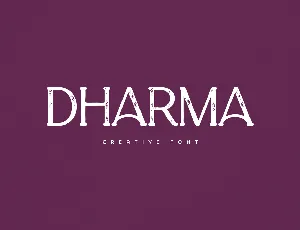 Dharma font