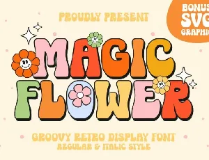 Magic Flower font