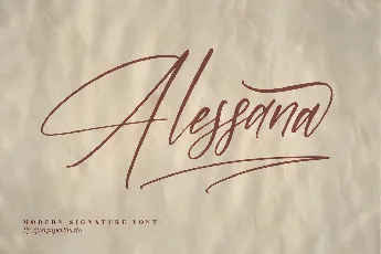 Alessana font