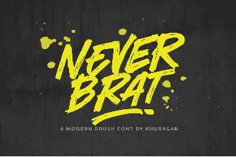 Never Brat font