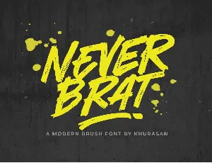 Never Brat font